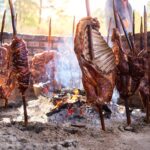 冬季中心的火地島羊肉午餐